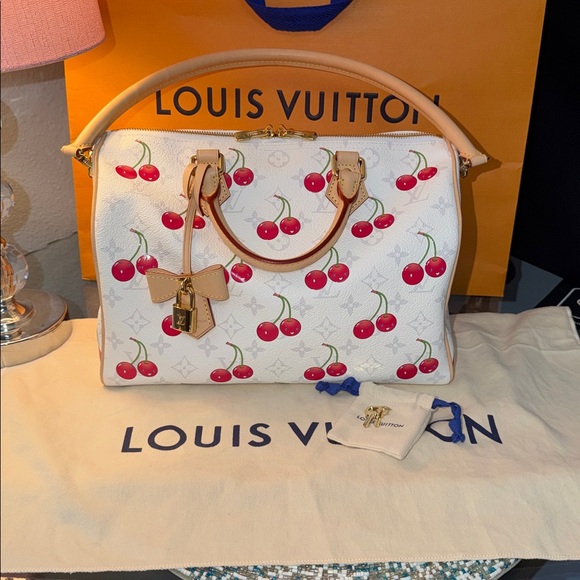 Louis Vuitton Handbags - Louis Vuitton LV x TM Cerises/Cherries Soft Speedy 30